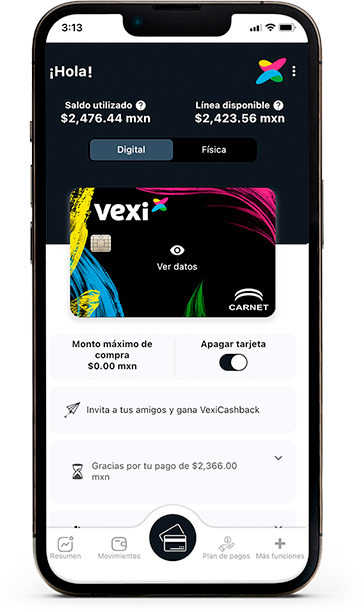 Vexi App Carnet